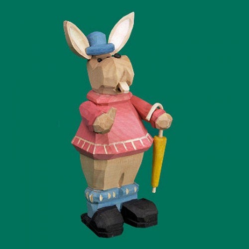 Osterdekoration osterhase mit - osterhase,