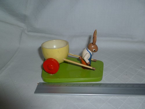 Alte figur osterhase holz mit - alte,