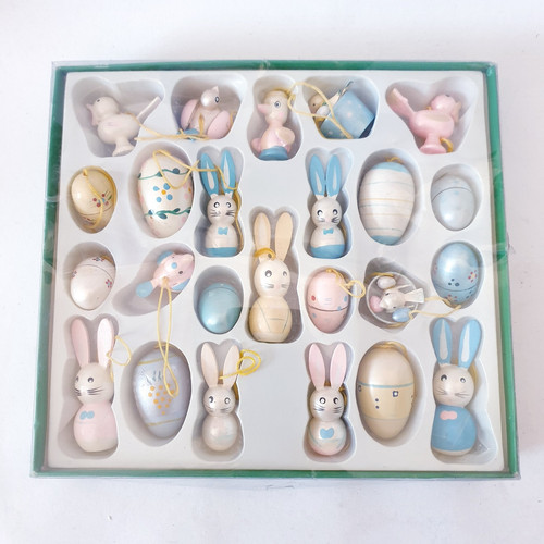 Vintage osterschmuck holz - vintage,