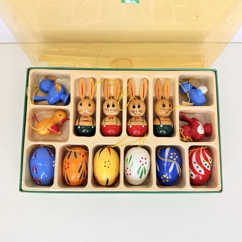 Vintage osterschmuck holz - vintage,