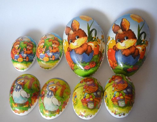 Alte papp osterei pappmache - ,