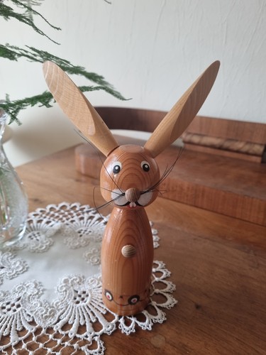 Alter holz osterhase cm - alter,