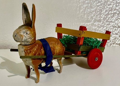 Altes ostergespann mit hasen - ostergespann,