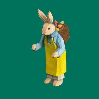 Osterdekoration osterhase gelb - osterdekoration,