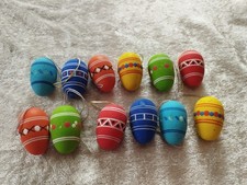 Ostereier Holzeier matt bemalt