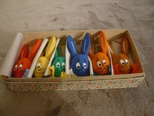 Oster Anhänger Hasenköpfe