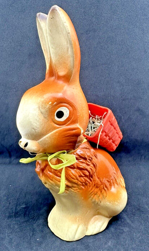 Ddr plastik osterhase sitzend - ddr,