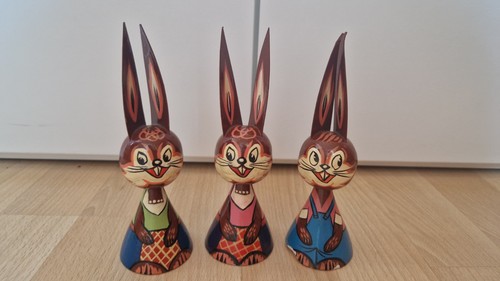 3er set osterhasen figuren - figuren, •