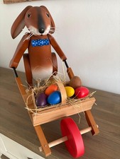 xxl Erzi Osterhase mit Karren